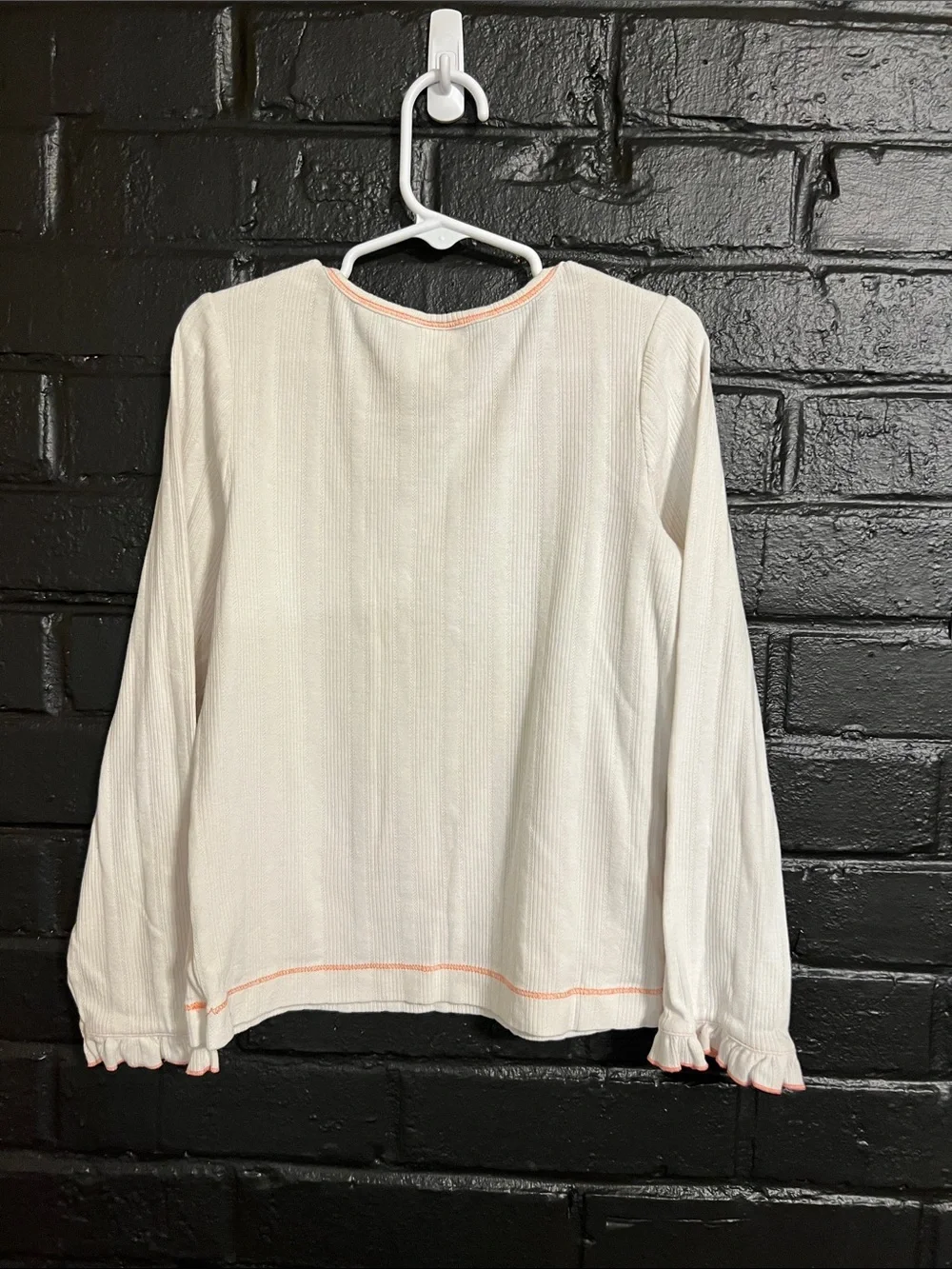 Wildflowers cream ribbed